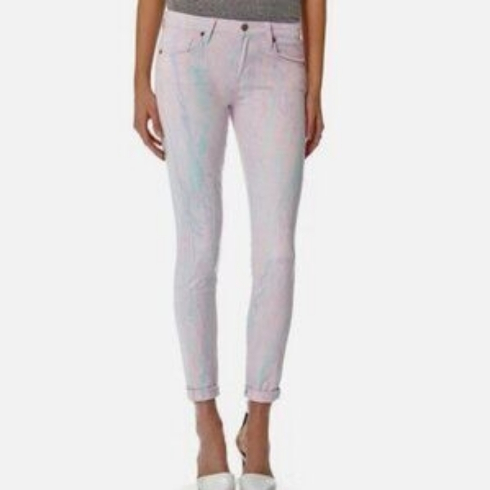 Paige Jeans Verdugo Ultra Skinny - Pastel Watercolour